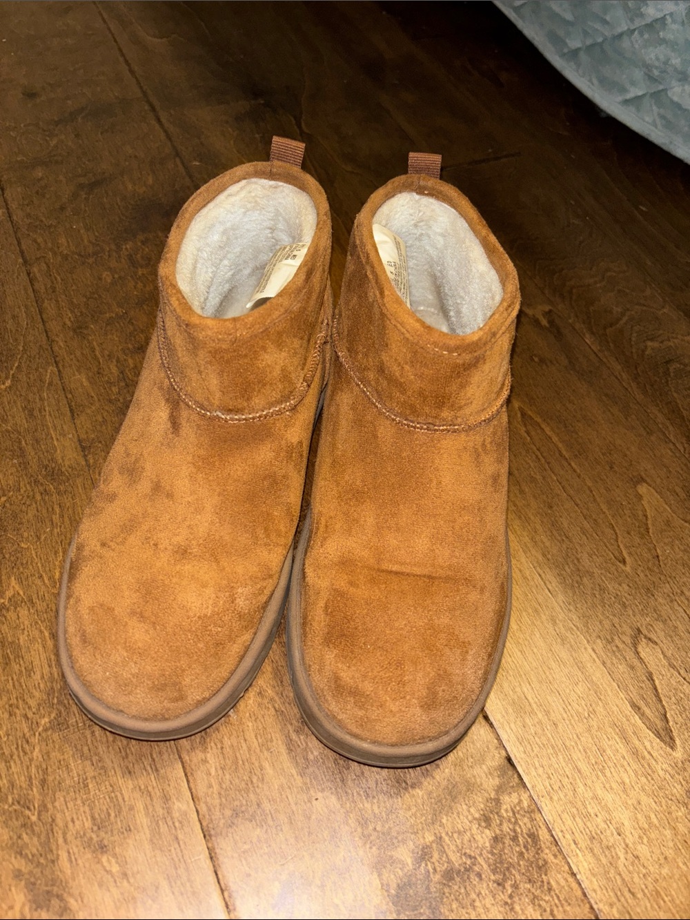 Women’s  Suede Ankle Boots in Chestnut Brown